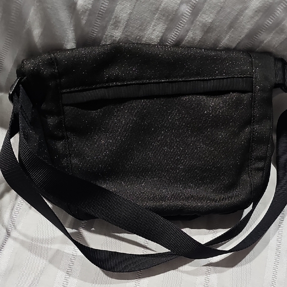 Lululemon Festival Bag; Black Crossbody Bag with Adjustable Strap - Picture 6 of 10